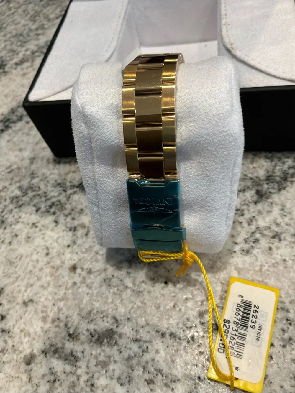Invicta Gold Mickey Mouse Crystal Bezel Bracelet Watch